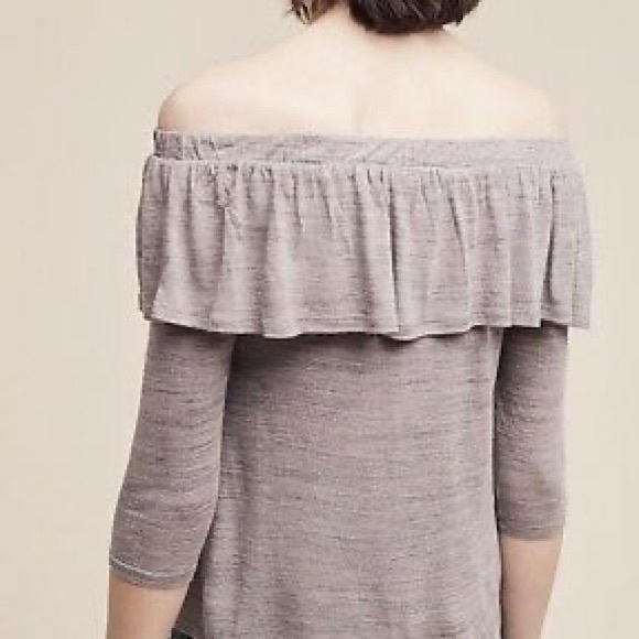 Anthropologie Dolan Off Shoulder Top - Picture 3 of 5